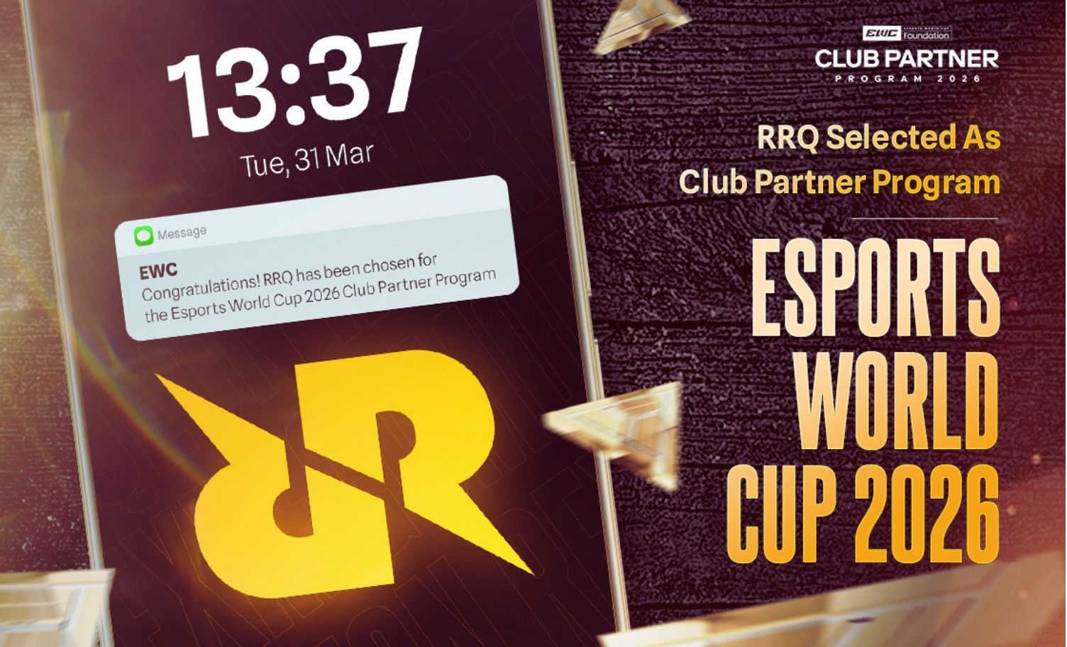 Team RRQ Selected Once Again for Esports Foundation Club Partner Program 2026